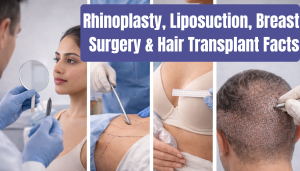 Rhinoplasty, Liposuction, Breast Surgery & Hair Transplant Facts