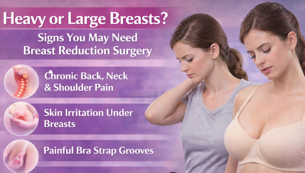 Heavy or Large Breasts? Signs You May Need Breast Reduction Surgery